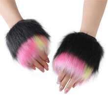 Warme handschoenen vakantie regenboog gezellige fleece-Sectie 6