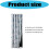 Verdunkelungsvorhang mit Blumenmuster,-hellblau 140x260 4