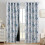 Verdunkelungsvorhang mit Blumenmuster,-hellblau 140x260 6