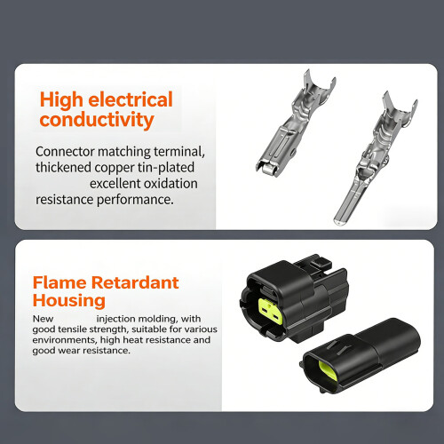 Easy Installs Waterproof Cable Terminals Connector with-6 holes 1