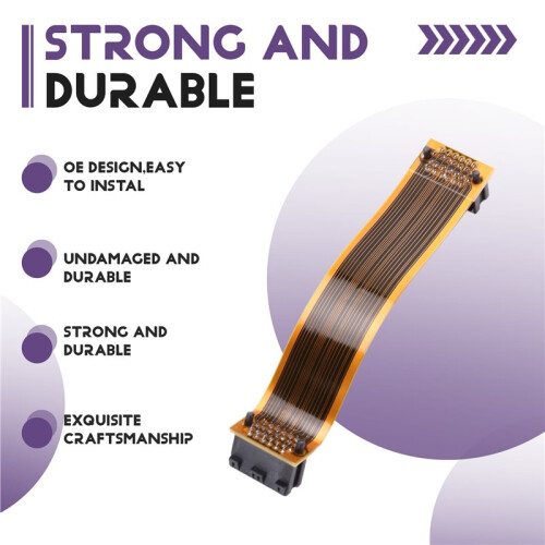 For  SLI  Crossfire Interconnect Bridge Flex 100mm PCI-E 1x 26pin Female to Female Cable 2