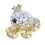 Boîte décorative en forme de chariot de lapin, pour-Violet 1
