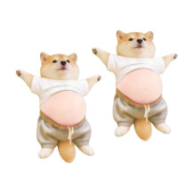 Shiba Inu Fun Dog Belly Sensory Squeeze Toy for-Style2