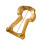 Exquisite Openwork Keyhole Brooch Pin Versatile Accessory For 1