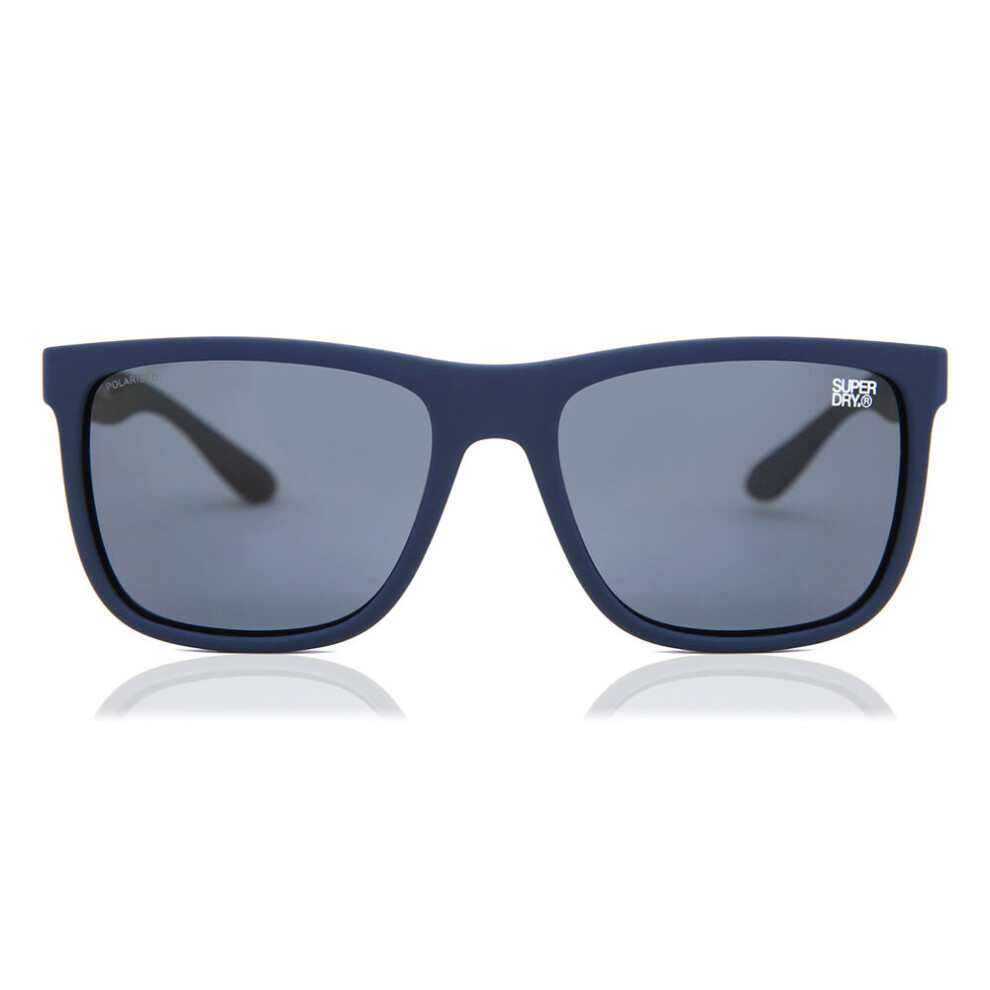 Superdry Sds Runnerx Polarized 122P Unisex New Sunglasses Blue
