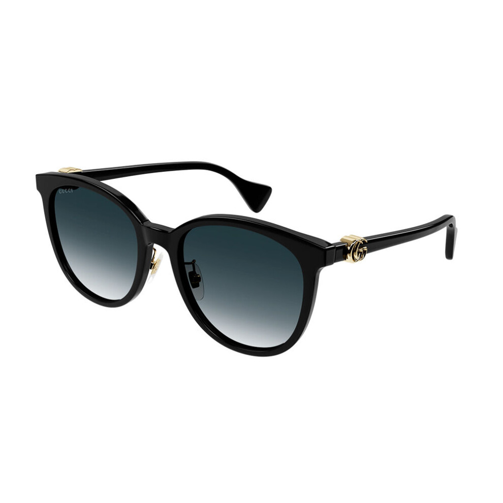 Gucci Gg1180sk Asian Fit 001 Women New Sunglasses Black