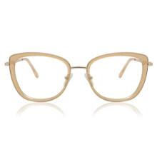 Full Rim Cat Eye Transparent Brown Rose Gold SmartBuy Collection Jana MTR-99E Women Eyeglasses