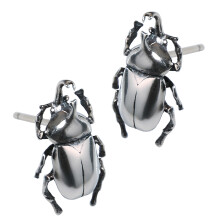 Einzigartige Ohrstecker mit Insektenmotiv im Retro-Stil für