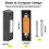 Illuminated Garage Door Opener Button Switches Wall Mount 3