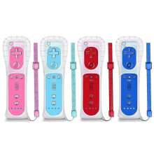 Wii-Controller-Set, 4-teilig, Ersatzfernbedienung für Wii, kompatibel mit Nintendo Wii/Wii U, inklusive Silikonhülle und Handschlaufe. (sc