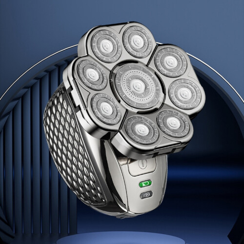 Compatible Single-Unit 9-Blade Multi-Functional Usb Shaver, Fully Washable Men'S Hair Clipper Single Machine 1