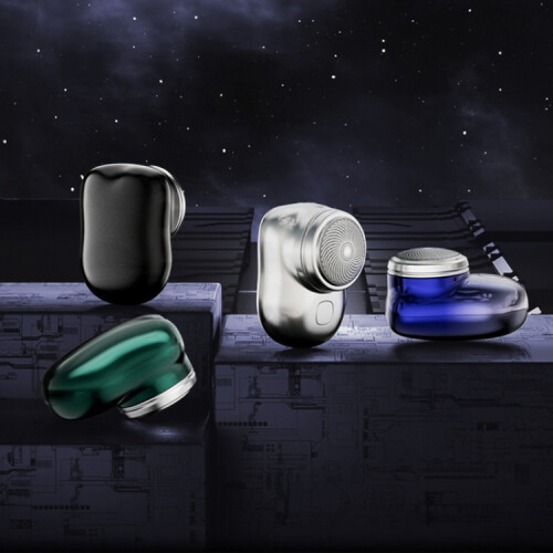 Compatible Electric Mini Shaver, Usb Rechargeable, Waterproof, Portable (Silver) Mini 1