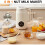 Nut Milk Maker Machine,40oz Soy Milk Maker with Self-Cleaning, Delay Start,Keep Warm,for Juice,Smoothie,Eu Plug 3