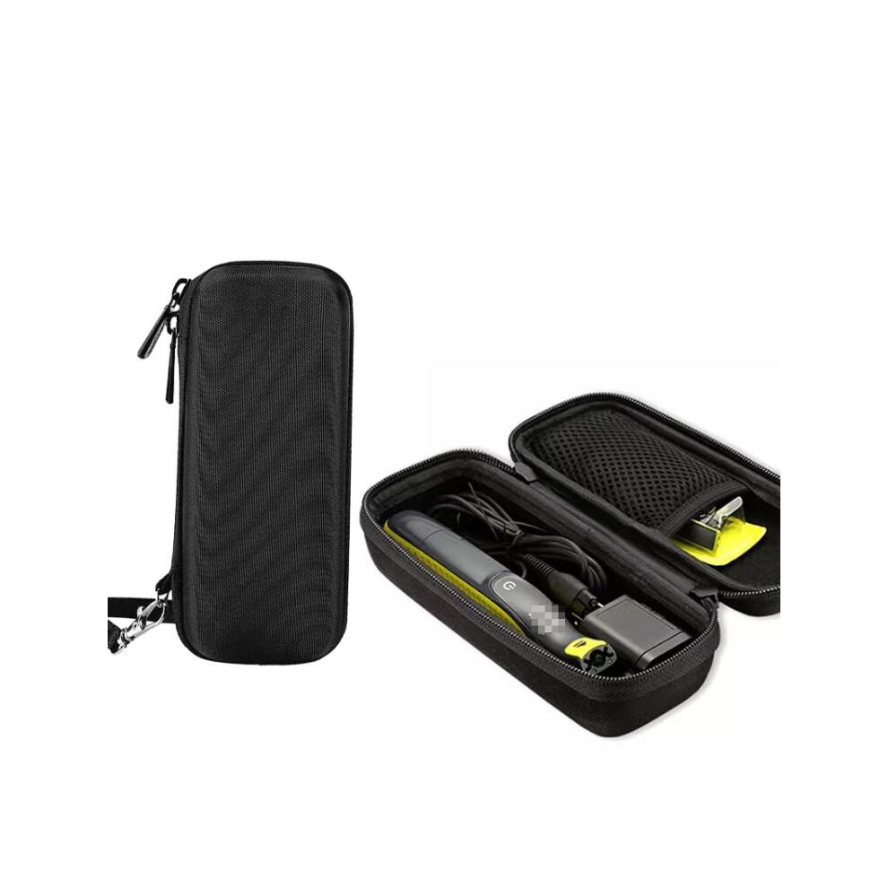 Black Compatible With Philips Oneblade Shaver Eva Storage Bag Shockproof Travel Case(Black)