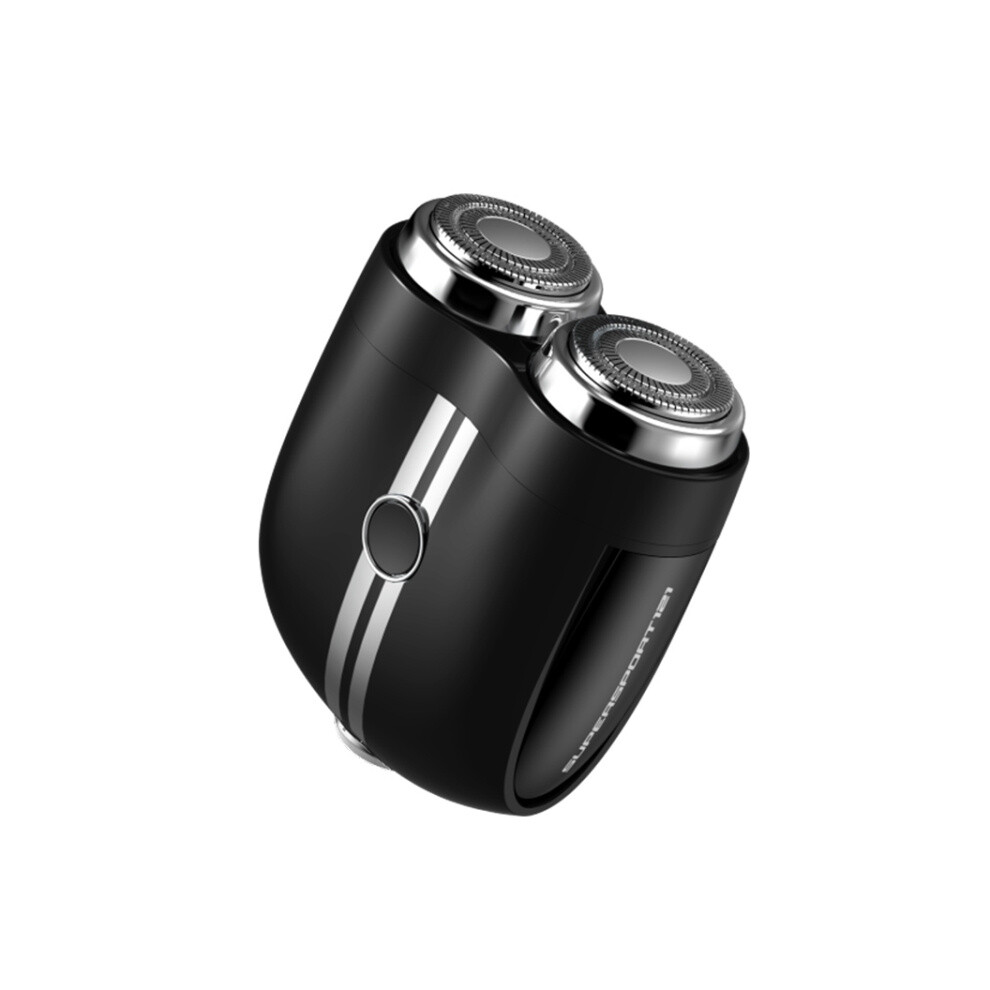 Black Portable Wet And Dry Double Shaving Ipx7 Waterproof Electric Shaver(Black)
