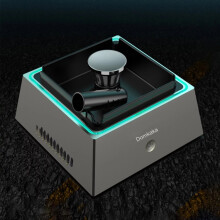 Electronic Ashtray with Light and Air Purifier (Silver)