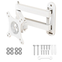 Supports de montage muraux peu encombrants-Blanc 10 à 27 pouces