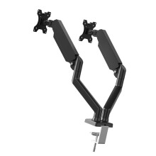 Heavy Duty Double Monitor Stand For 17-32inch Screens Full