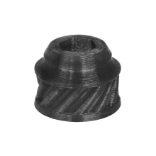 3D-geprinte zachte TPU SMA-connectorsleutel met-Zwart
