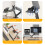 Ergonomischer Schreibtischständer mit Doppelschwingarm für-B 6