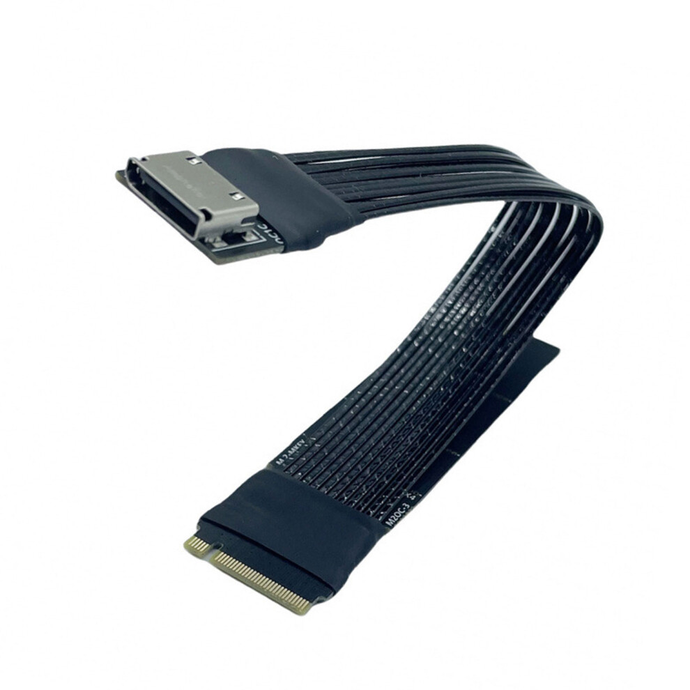 Pcie4.0 Gen4 Plated Cable For External Gpu Dock-25Cm Silver 7704001078510