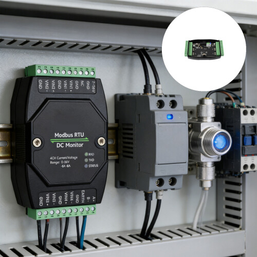 Betrouwbare 4-kanaals DC7V-36V-analyzermodule met 16-bits 1