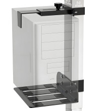 Smooth Metal Frame Computer Rack Protects Your Tower From Impact