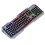 DS600 Corded Gaming Keyboard-black rainbow light keyboard 1