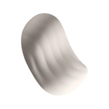 12x7cm Small Waves Silicone Wrist Rest Mouse Mat For Home-White