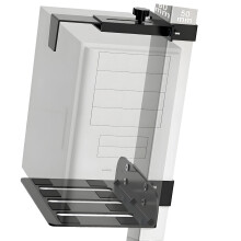 Universal Computer Stand Under Desk Mount Features Variable