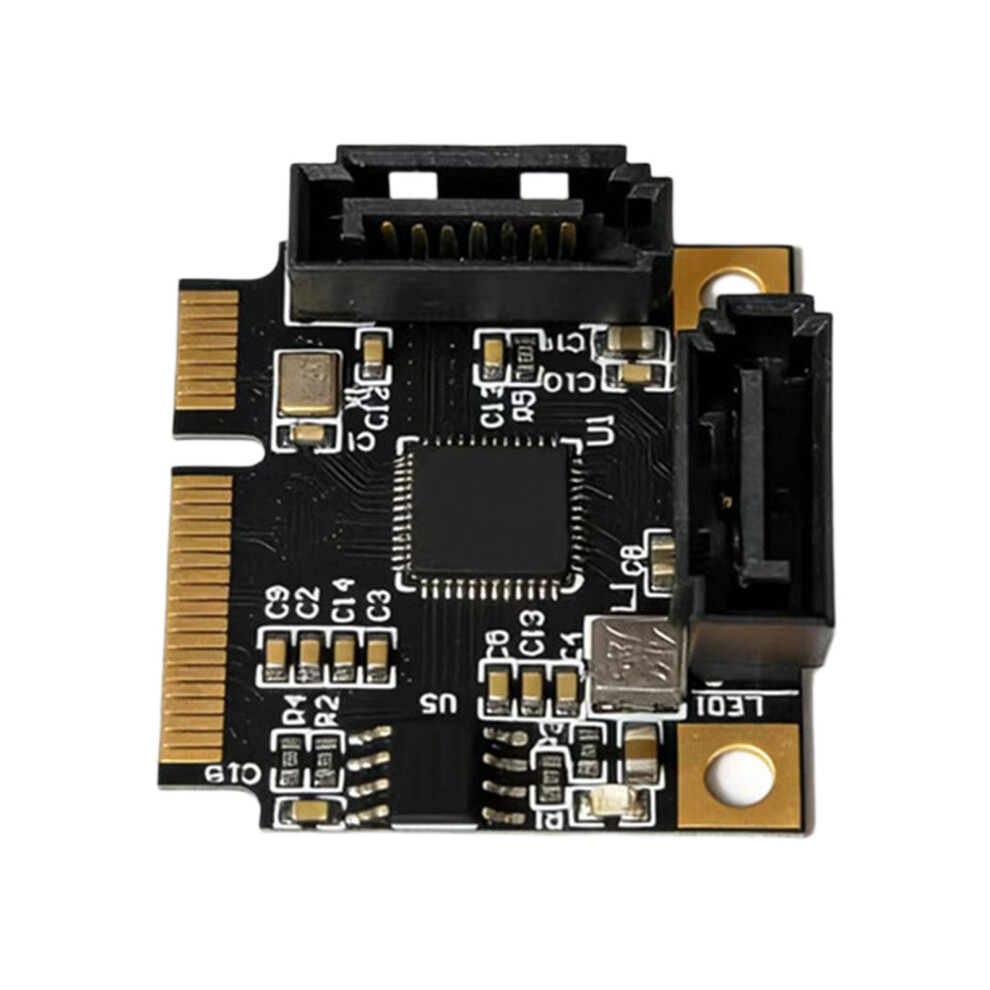 Mini Pcie Sata3.0 Card 2 Port Mini Pcie To Sata3.0 Expansion 7704001078329