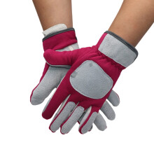 Reinforced Work Gloves Heat Protections Gardening Gloves-Red