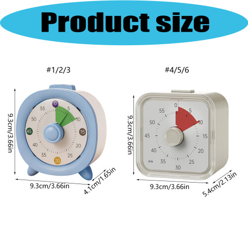 Kids Educational Timer With Color Disk Countdown Timer-5 2