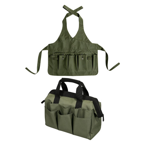 Large Capacity Pocket Work Apron Tool Storage Bag Tear-2pcs