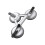 Strong 2/3 Jaw Vacuum Grip Suction Cup With-silver 3 claws 1