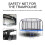 1Set Black Plastic Safety Net Trampoline Protective Surround Guard 6