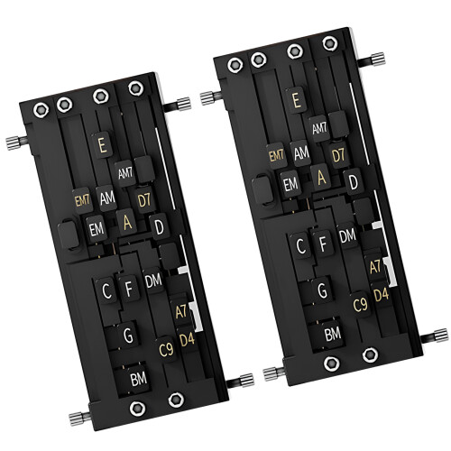 Lightweight Guitar Chord Trainer Accessory Designed for-black 2