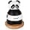 Janod Janod - Solid Wood Panda Tumbler 2