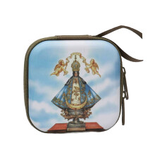 Rosary Prayer Bag Rosary Pouches Religious Jewelry Storage-blue