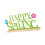 Panneau de Table Happy Spring avec Base en bois, décorations de 1