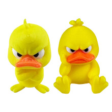2pcs 3D Printed Angry Duck Figurine Home Decoration Gift For-A