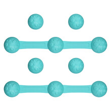 Praktische magnetische siliconen keukengesp die-Blauw