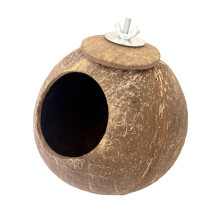 Decorative Coconut Small Bird Nest Natural-Screw fixed version