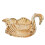 Glass Crystal Candy Dish Decorative Candy Bowl Creative-Amber 1