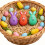 Empty Bunnies Eggs Plastic Bunnies Shape Easter-Six colors 6pcs 7