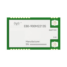 LR1121 LoRa Spread Spectrum Module Dual-Band 868Mhz 915Mhz 2.4G SMD TCXO CDEBYTE E80-900M2213S SPI RF Module Sub-G