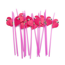 Honeycomb Flamingo Pineapple Straw Plastic Straw Cartoon Party Decorative Style Paper Straw50pcs