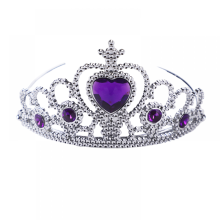 Kinderkrone, Prinzessinnen-Kopfschmuck, Haarschmuck, Stirnband, Kunststoff-Stirnband, Zauberstab, Binärschmuck