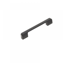 Aluminum alloy black handle modern simple wardrobe cabinet door handle single hole aluminum alloy door handle