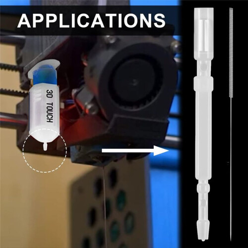 10pcs BL Touch Probe Pin Replacement,  Automatic Bed Leveling Sensor Probe Tips,3D Printer Nozzle Cleaning Needles 2